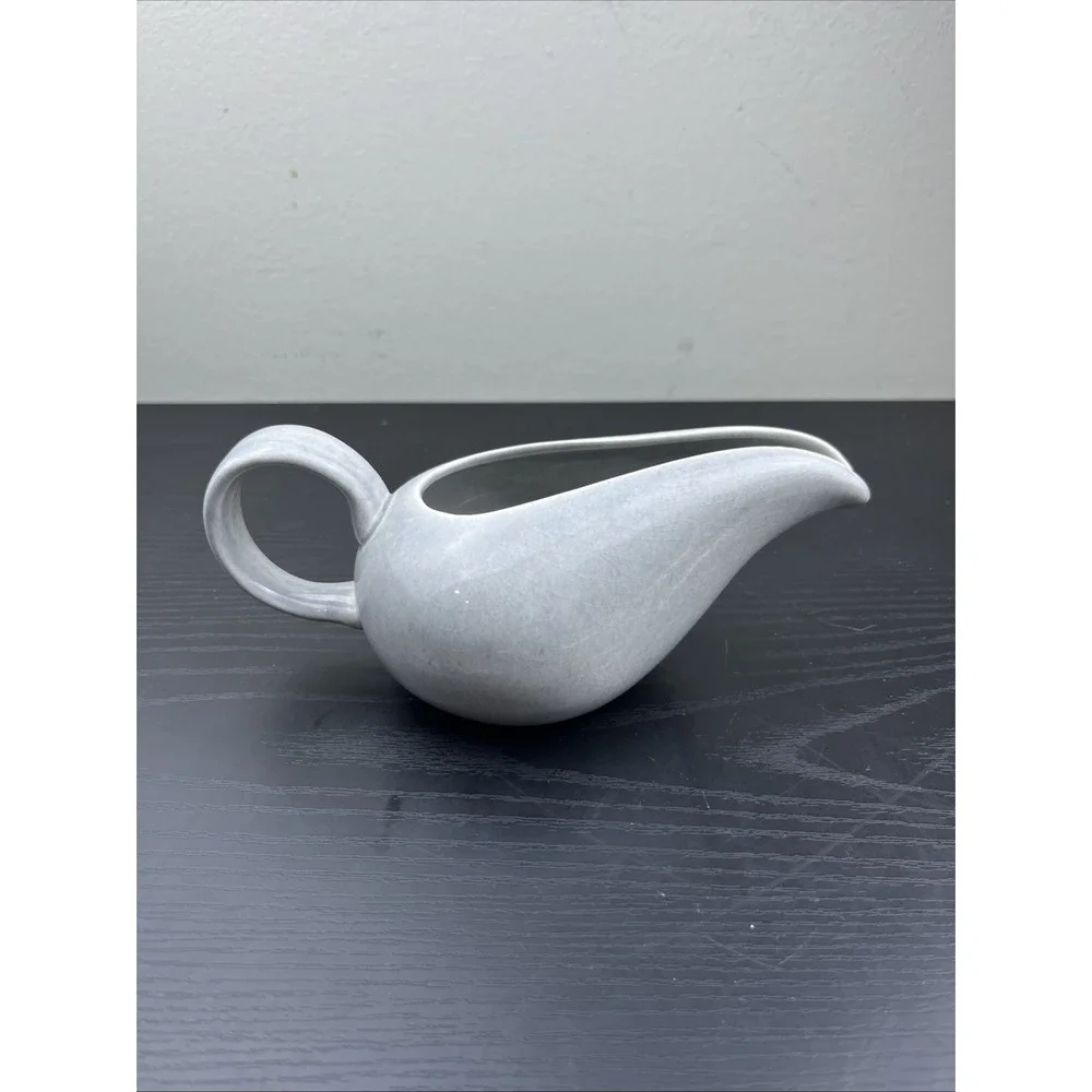 Vintage‎ Russel Wright Gray Steubenville Gravy Boat Mid Century Modern